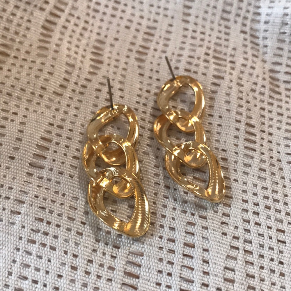💛Gold earrings - Picture 2 of 2